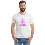 Qivi Cant Keep Calm Cant Keep Calm Baskılı Beyaz Erkek T-shirt
