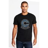 Qivi Capsule Baskılı Siyah Erkek Örme T-shirt
