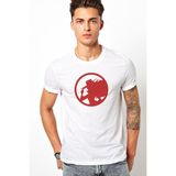 Qivi Carmen Sandiego Logo Blue Side Baskılı Beyaz Erkek T-shirt
