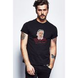 Qivi Chilling Adventures Of Sabrina Not Today Baskılı Siyah Erkek Örme T-shirt