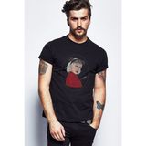 Qivi Chilling Adventures Of Sabrina Ressurection Baskılı Siyah Erkek Örme T-shirt