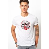 Qivi Chilling Adventures of Sabrina You Say Witch Baskılı Beyaz Erkek T-shirt