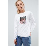 Qivi CKB0204-KDNSW Beyaz Kadın Sweatshirt