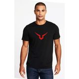 Qivi Code Geass Baskılı Siyah Erkek Örme T-shirt