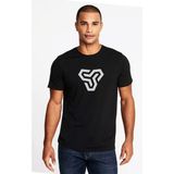Qivi Counter Strike Global Baskılı Siyah Erkek Örme T-shirt