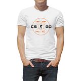 Qivi Cs Go Menu Baskılı Beyaz Erkek T-shirt