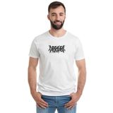 Qivi Depraver Logo Baskılı Beyaz Erkek T-shirt