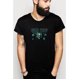 Qivi Dimmu Borgır Abrahadabra Metal Rock Müzik Baskılı Siyah Erkek Örme T-shirt