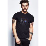 Qivi Dream Theater Awake Rock Baskılı Siyah Erkek Örme T-shirt