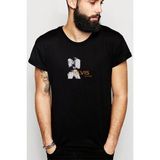 Qivi Elvis On Stage Baskılı Siyah Erkek Örme T-shirt