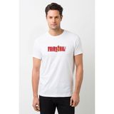 Qivi Fairy Tail 2 Baskılı Beyaz Erkek T-shirt