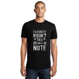 Qivi Favori Book Death Baskılı Siyah Erkek Örme T-shirt