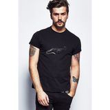 Qivi Fender Stratocaster Electric Guitar Baskılı Siyah Erkek Örme Tshirt - XS