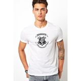 Qivi Hogwarts Draco Dormıens Nunquam Titillandus Baskılı Beyaz Erkek T-shirt