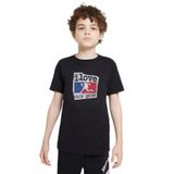 Qivi Ilovethisgame Baskılı Unisex Çocuk Siyah Sweatshirt
