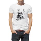 Qivi Ken Kani Tokyo Ghoul Baskılı Beyaz Erkek Örme Tshirt - XL