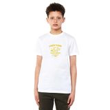 Qivi Know Where Camp Baskılı Beyaz Unisex Çocuk T-shirt