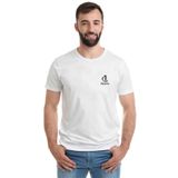 Qivi Kova Burcu Baskılı Beyaz Erkek T-shirt