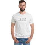 Qivi La Linea Trt Cizgi Adam Dance Baskılı Beyaz Erkek T-shirt