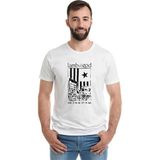 Qivi Lamb of God There is No Baskılı Beyaz Erkek T-shirt