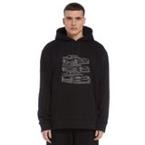 Qivi Legendary Jdm Crew Nissan Skyline R34 Baskılı Siyah Erkek Uzun Kol Örme Sweatshirt