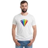 Qivi Lucifer Rising Baskılı Beyaz Erkek T-shirt