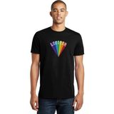 Qivi Lucifer Rising Baskılı Siyah Erkek Örme T-shirt