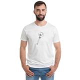 Qivi Mercury Sailor Moon Baskılı Beyaz Erkek T-shirt