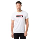 Qivi Mike Tyson Academy Baskılı Beyaz Erkek T-shirt