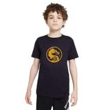 Qivi Mortal Kombat Baskılı Unisex Çocuk Siyah T-shirt