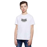 Qivi Most Awesome Black Metal Rock Baskılı Unisex Çocuk Beyaz T-shirt