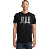 Qivi Muhammed Ali Write Boks Baskılı Siyah Erkek Örme T-shirt