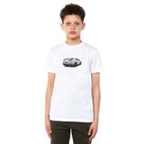 Qivi Nissan Gt R Arka Baskılı Unisex Çocuk Beyaz T-shirt