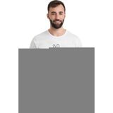 Qivi Peace Win Baskılı Beyaz Erkek T-shirt