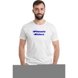 Qivi Phoenix Riders 2 Baskılı Beyaz Erkek T-shirt