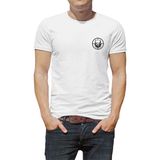 Qivi Pitbull Göğüs Baskılı Beyaz Erkek T-shirt