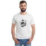 Qivi Pokey Gun Money Baskılı Beyaz Erkek T-shirt