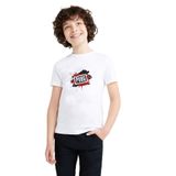Qivi Pubg Kan Pubg Baskılı Unisex Çocuk Beyaz T-shirt