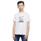 Qivi Pubg Winner Winner Smoke Baskılı Unisex Çocuk Beyaz T-shirt