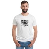 Qivi Punisher One Batch Two Batch Baskılı Beyaz Erkek T-shirt