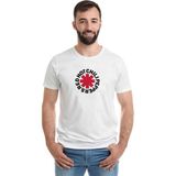 Qivi Red Hot Chilippers Baskılı Beyaz Erkek T-shirt