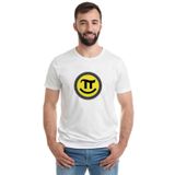 Qivi RF0243-ERKTS 14 Mart Dünya Pi Günü Dj Baskılı Beyaz Örme Erkek T-shirt