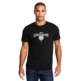 Qivi RF0493-ERKTS Pubg Winner Tava Baskılı Siyah Örme Erkek T-shirt