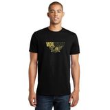 Qivi RF1128-ERKTS Volbeat Baskılı Siyah Örme Erkek T-shirt
