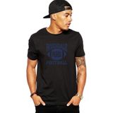 Qivi Riverdale RHS Football Baskılı Siyah Erkek Örme T-shirt