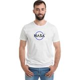 Qivi Rocket Logo Royalty Baskılı Beyaz Erkek T-shirt