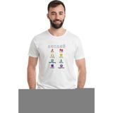 Qivi Sense8 Minimalist Symbols Name Colour Baskılı Beyaz Erkek T-shirt