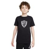 Qivi Seventeen Logo Baskılı Unisex Çocuk Siyah T-shirt