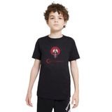 Qivi SFK0012-COCTS Baskılı Unisex Çocuk Siyah Sweatshirt