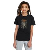Qivi SFK0187-COCTS Baskılı Unisex Çocuk Siyah T-shirt